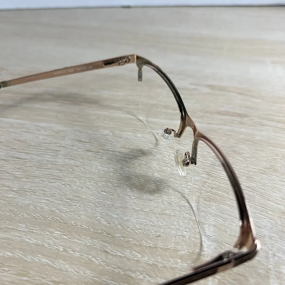 Ann Taylor Luxury Petite ATP012 C02 Half Rim Eyeglasses Red Frame Only 50-16-130